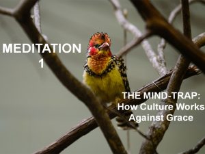 Day 1: The Mind-Trap – How Culture Works Against Grace