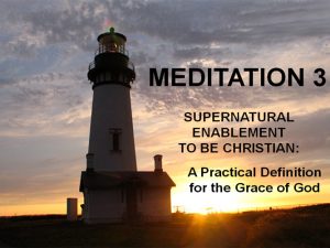 Day 3: A Practical Definition for the Grace of God