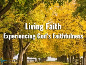 Living Faith:  Obtained Only in the Journey of Life